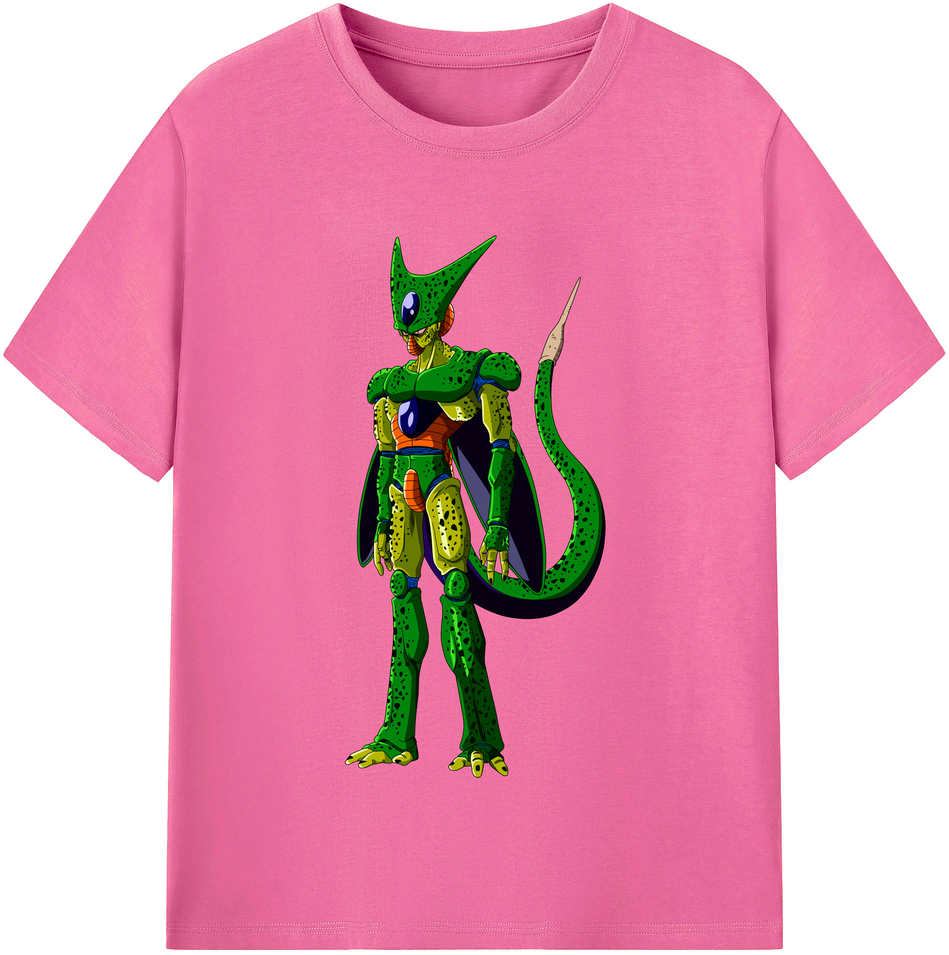 （画像用） ドラゴンボール セル DRAGON BALL Cell レディースカジュアルプリントTシャツ（綿100％）